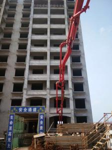 浙江农建小型泵车施工现场